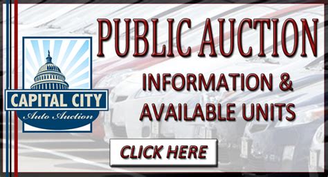 capital city auto auction locations.